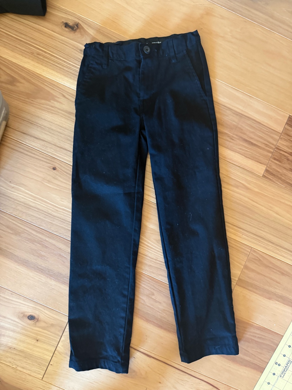 Old Navy Black boys slim Stretch Jogger Pants